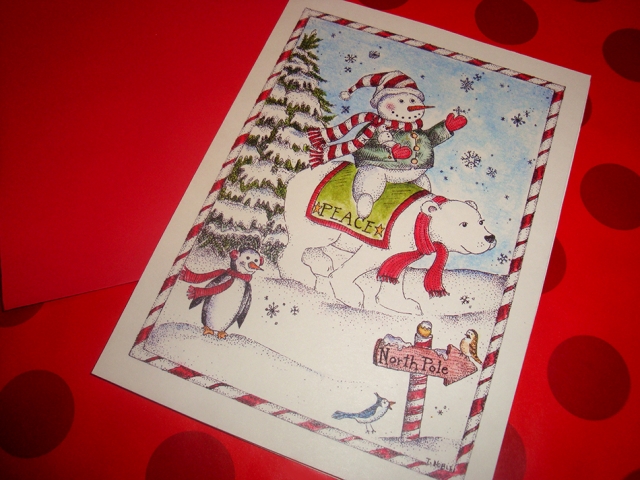 Snowman Christmas Cards