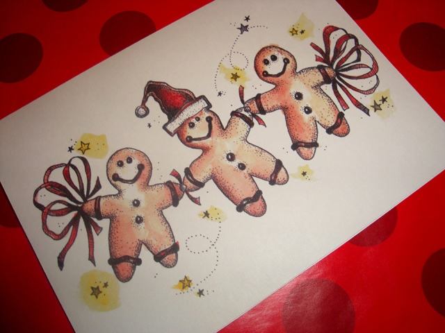 Gingerbread Man Christmas Cards