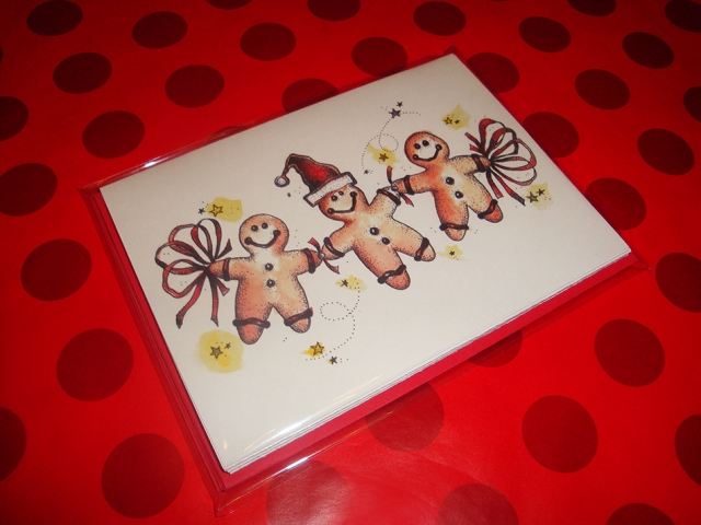 Gingerbread Men Christmas Card