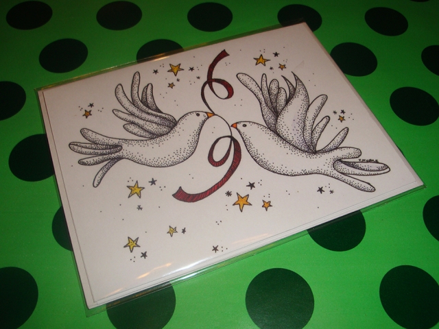 Peaceful Doves Greeting Cards