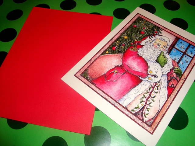 Santa Claus Christmas Card